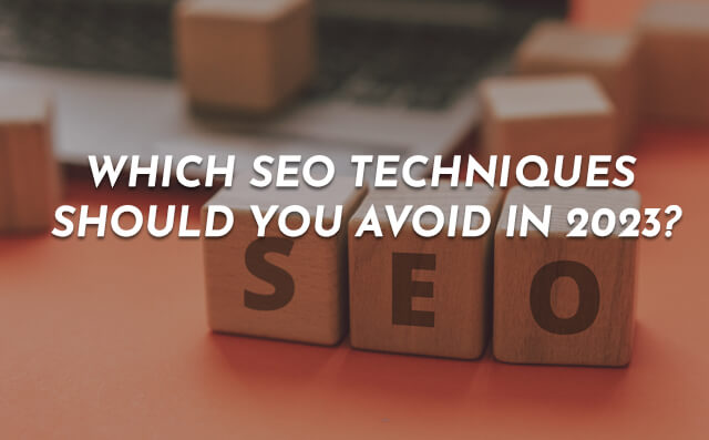 Which SEO Techniques Should You Avoid In 2023? - PriVi - Digital Marketing Agency Mumbai